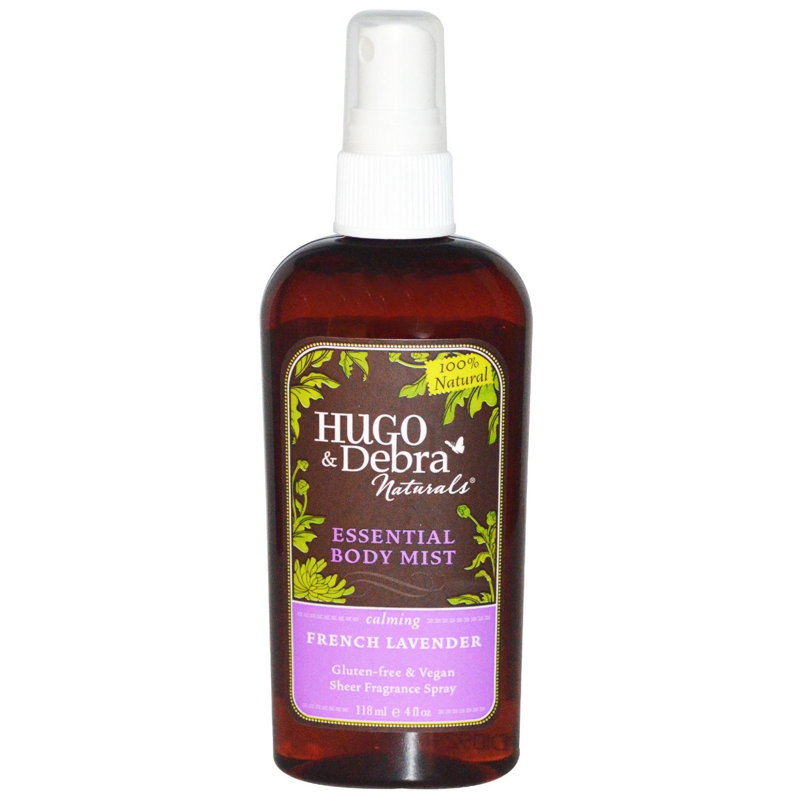 Купить Hugo Naturals, Essential Body Mist, French Lavender, 4 fl oz (118 ml...
